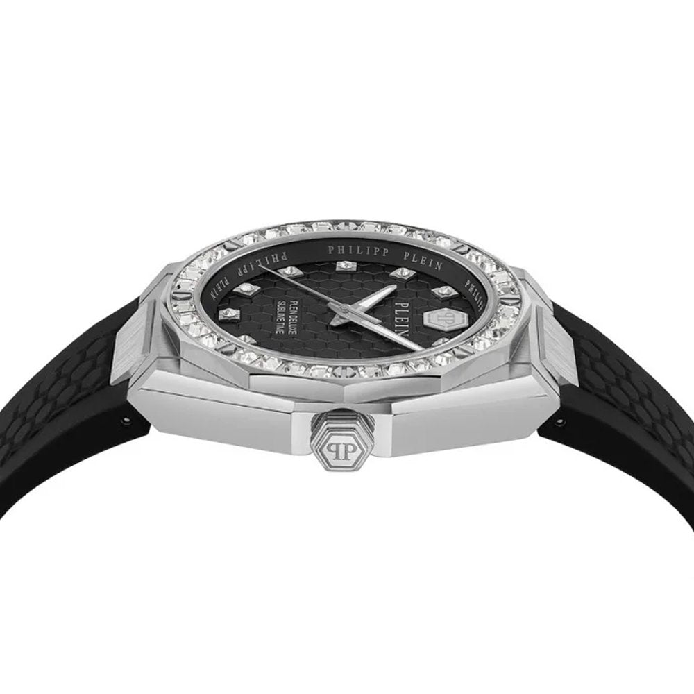 Philipp Plein Damenuhr Plein Deluxe Lady Schwarz, Silberfarben PWVGA0126