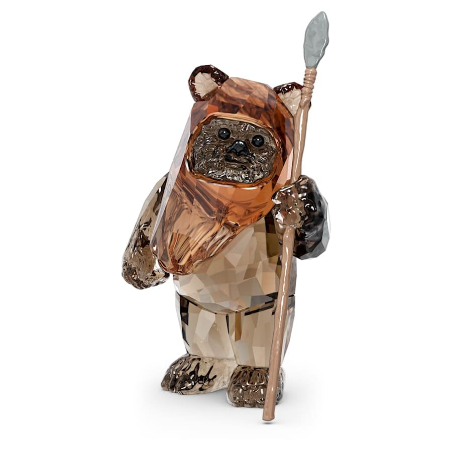 Swarovski Star Wars Ewok Wicket - Sammlerfigur in Kristall, Braun,5591309