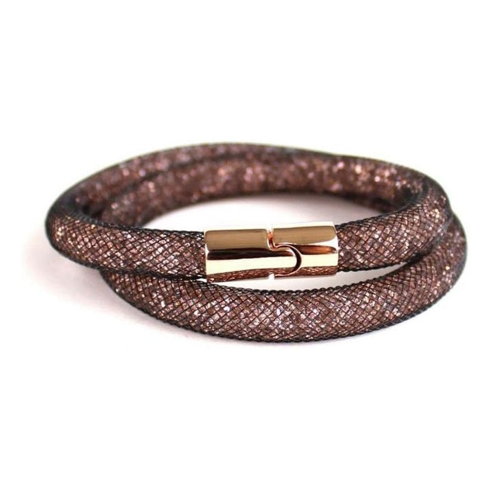 Swarovski Stardust Deluxe Armband Damen Doppelreihig Braun 5119505