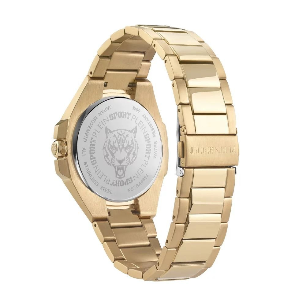 Plein Sport Uhr Herren TIGERMASTER PS7BA0824 Gold / Schwarz