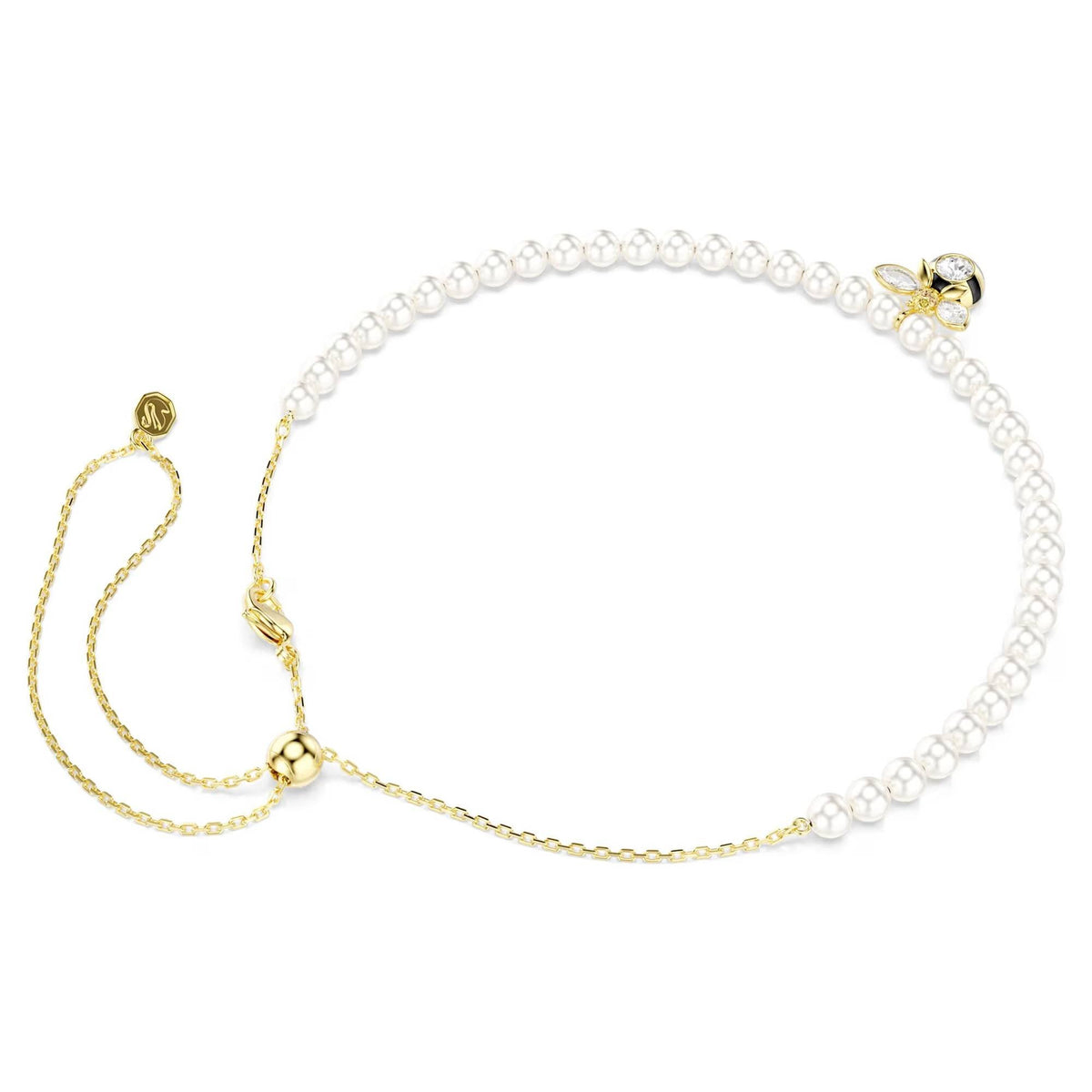 Swarovski Halskette Damen Idyllia Biene Weiß 5742677