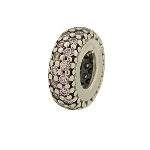 PANDORA Silber Zwischenelement Rosa Pavé Inspiration 791359PCZ
