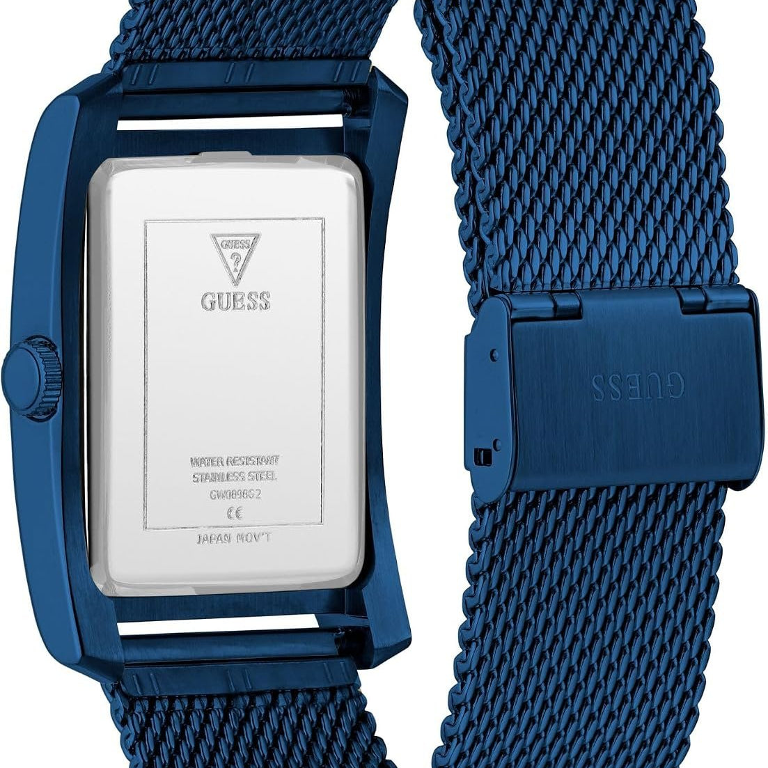 Guess Armbanduhr Herren Clyde Analog Blau GW0898G2