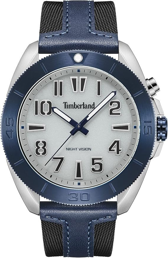 Timberland Armbanduhr Herren Warrick Grau Blau TDWGP2201603