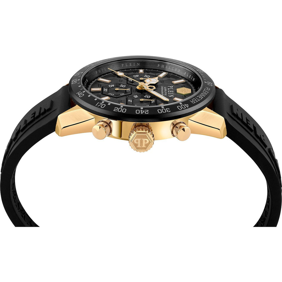 Philipp Plein Uhr Herren Chronograph Pleinmeter Gold/Schwarz PWPYA0224