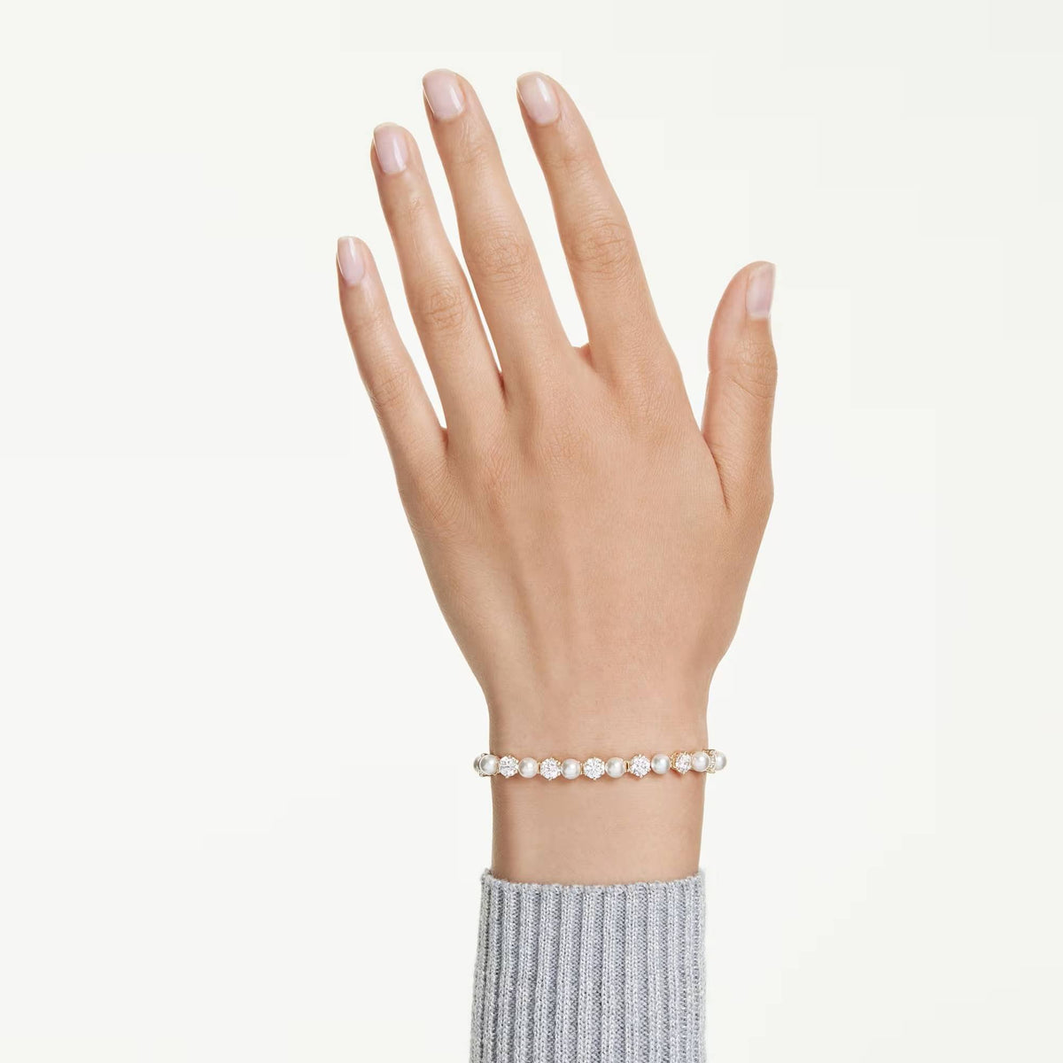 Swarovski Matrix Tennis Armband Damen Goldfarben 5742026