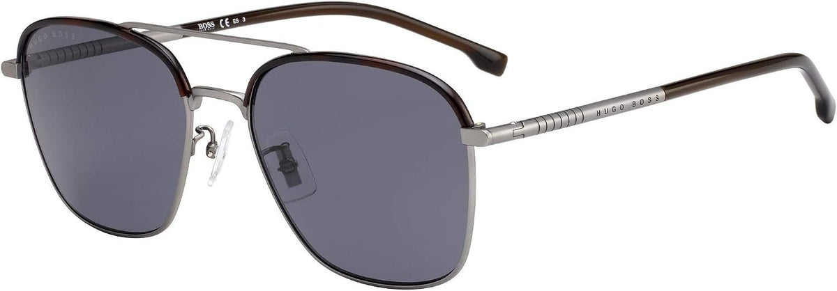 Hugo Boss Sonnenbrillen BOSS 1106/F/S Ruthenium Black/Grey 58/19/145 Herren