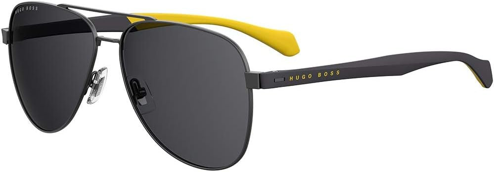 Boss Herren 1077/S Sonnenbrille, rutenio opaco Nero, 60