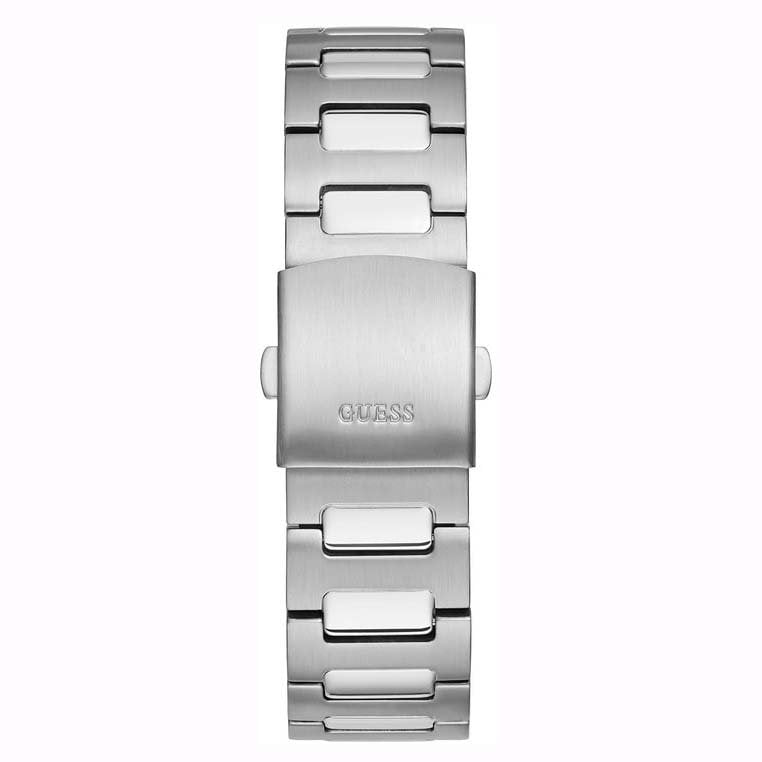 Guess Herren Armbanduhr Scope silber 44 mm GW0427G1