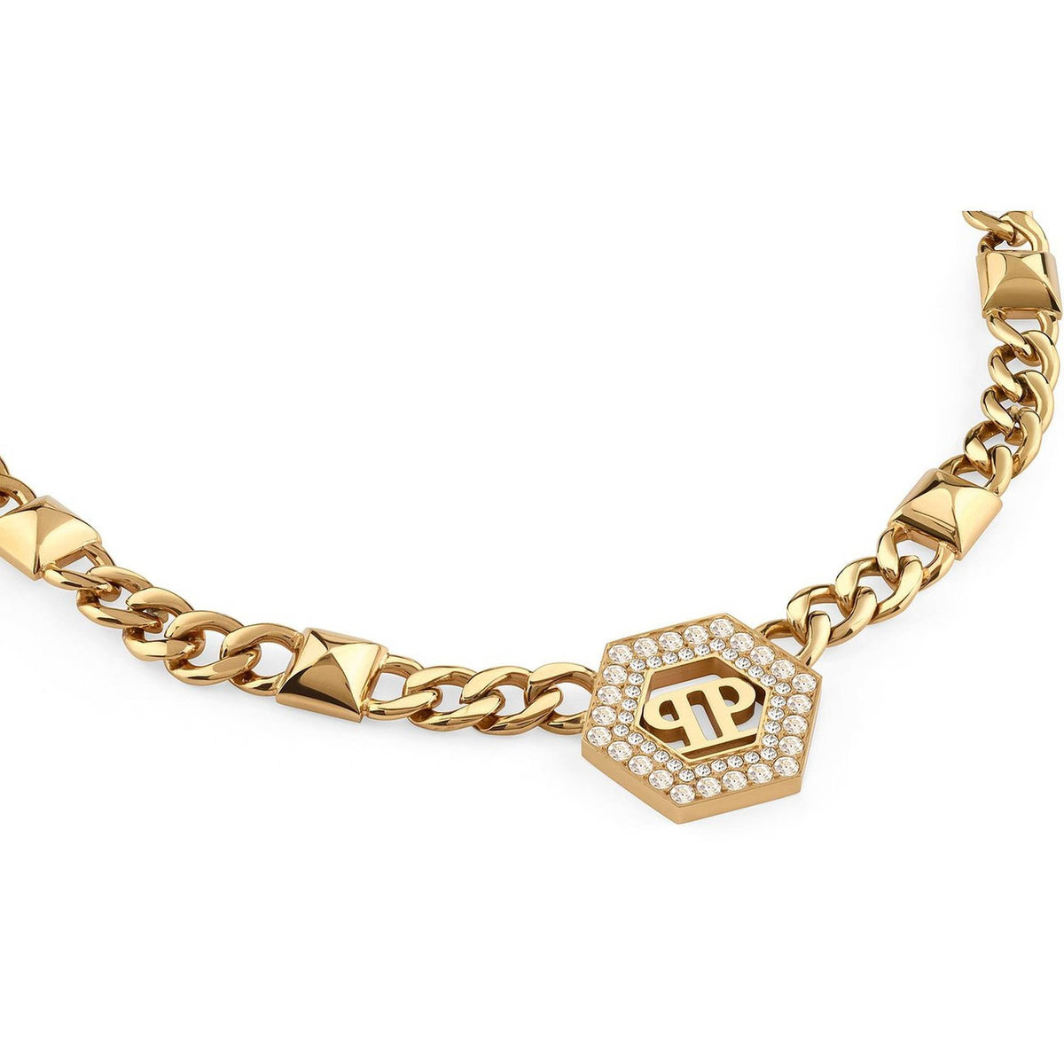 Philipp Plein Halskette Damen LEGACY Gold Edelstahl PJREA06NU