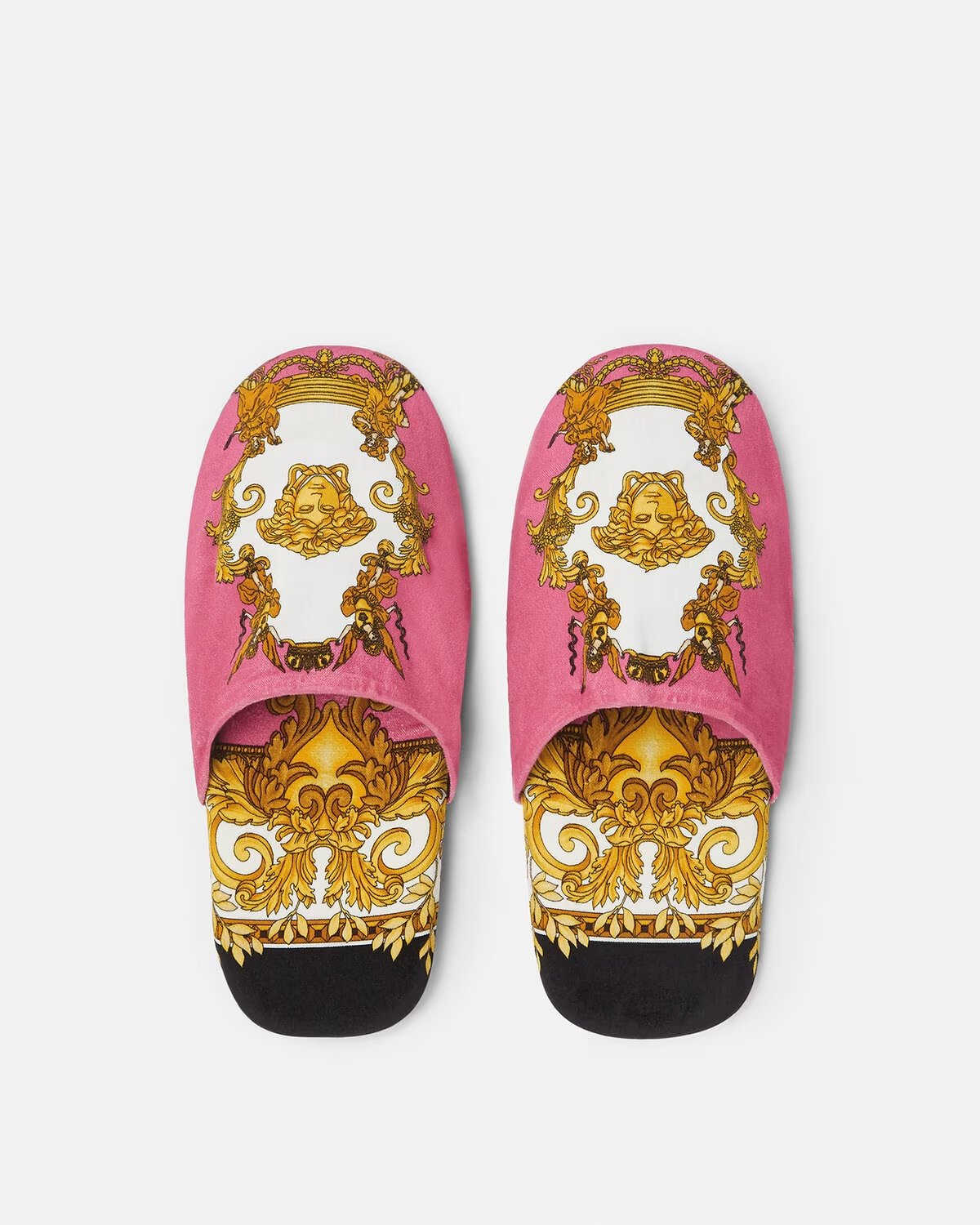 Versace Hausschuhe Medusa Renaissance Print Slippers