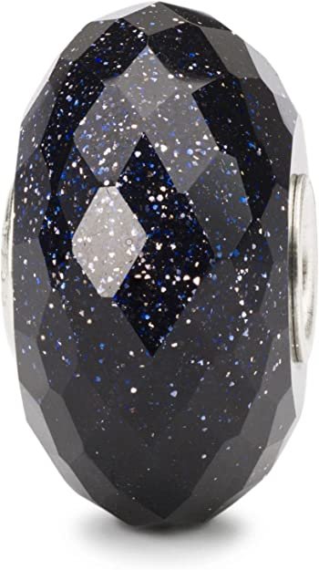 Trollbeads Charm Facettierter Blauer Goldstein TGLBE-30054