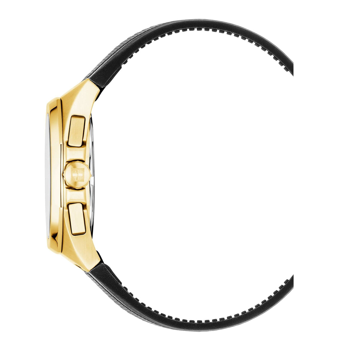 Swiss Alpine Military Herren Schweizer Armbanduhr 42 mm Armband Silikon schwarz 7005.9817