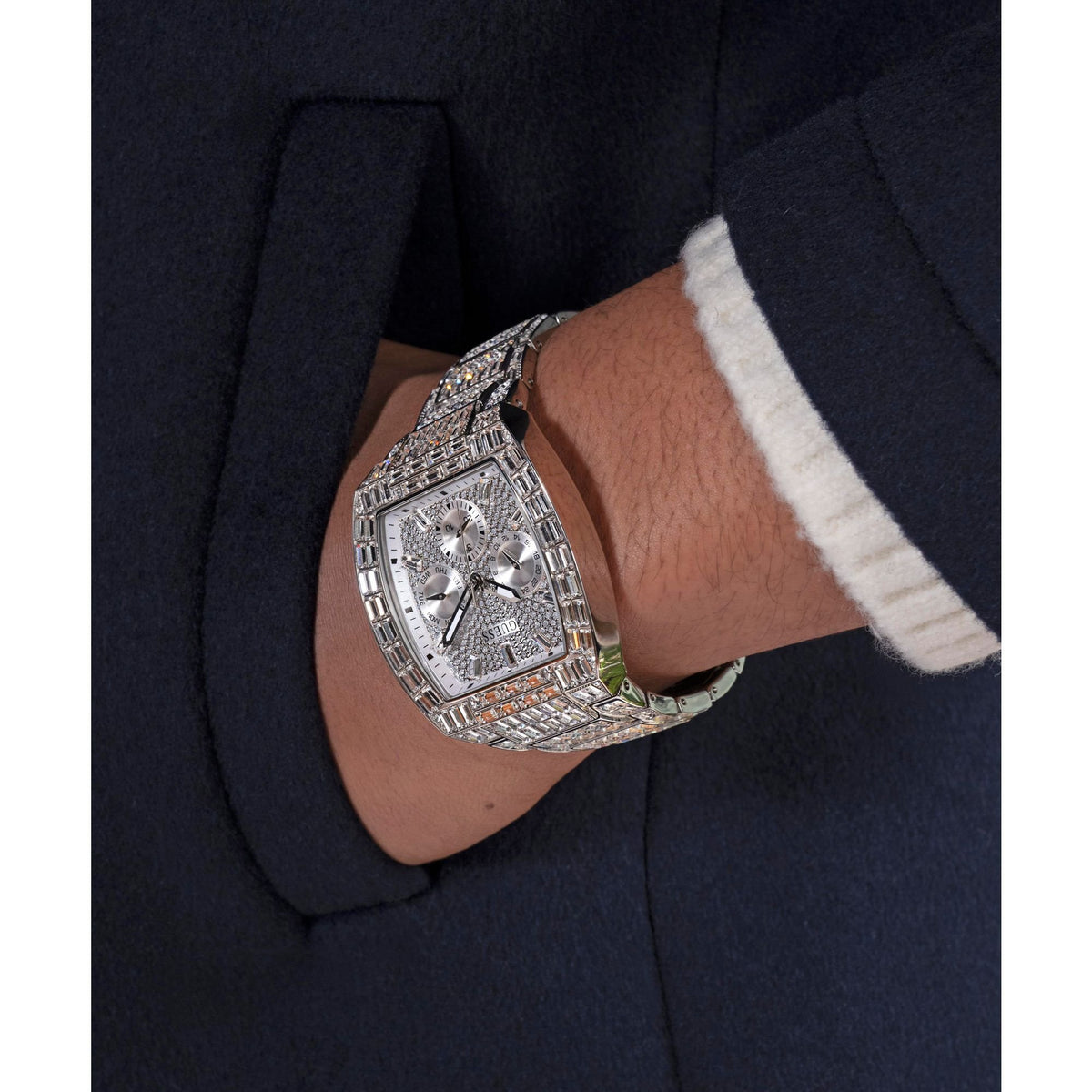 Guess Herren Armbanduhr Phoenix Crystal