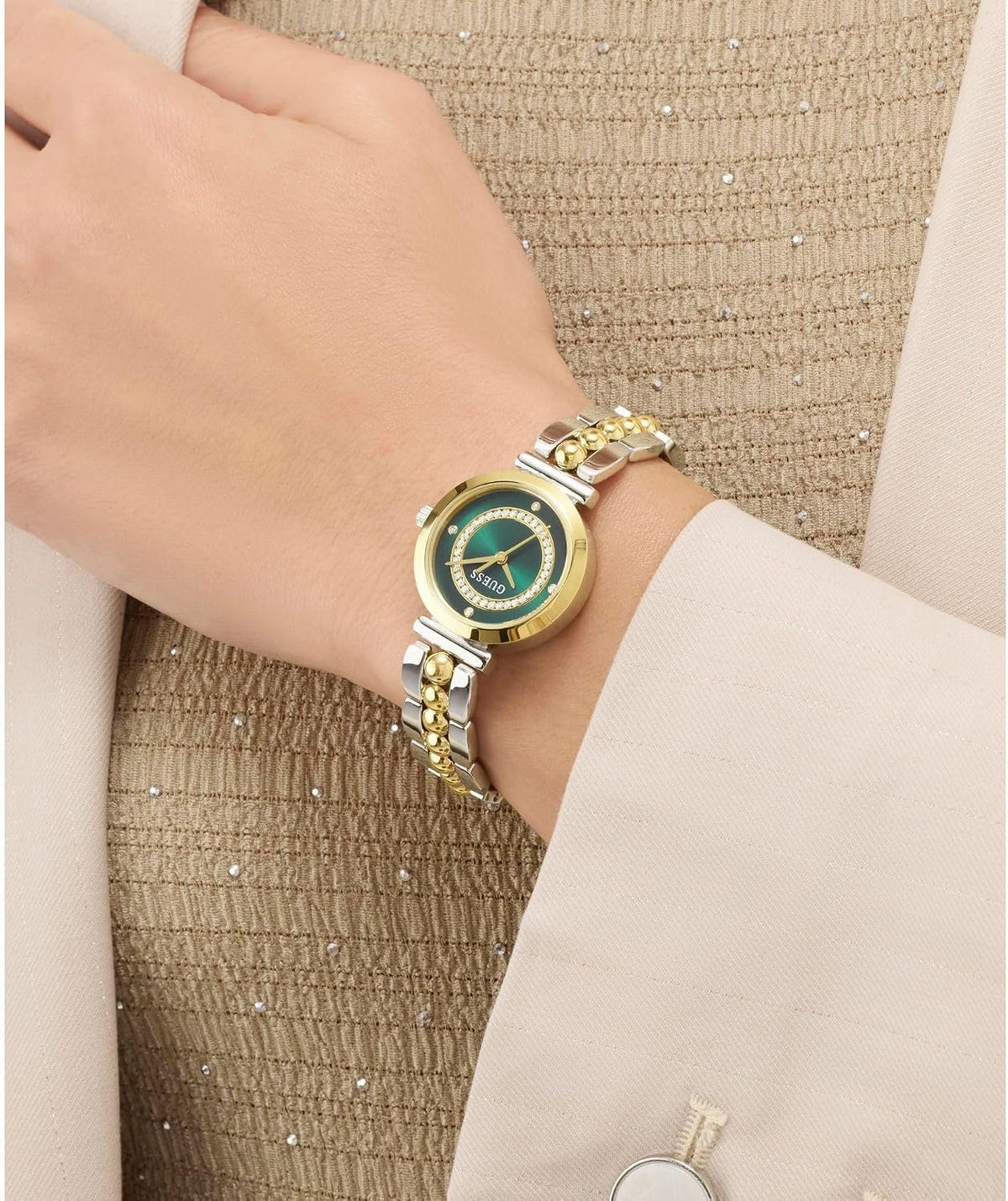 Guess Analoge Armbanduhr Damen Leena Bicolor GW0994L3