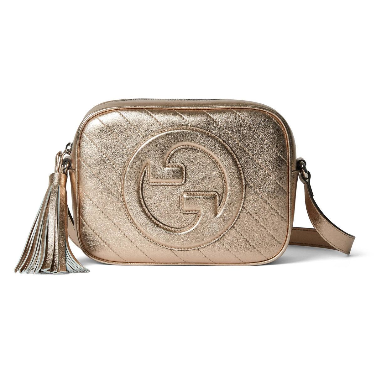 Gucci Schultertasche Damen Gucci Blondie Small Shoulder Bag Gold 742360AACBO9504