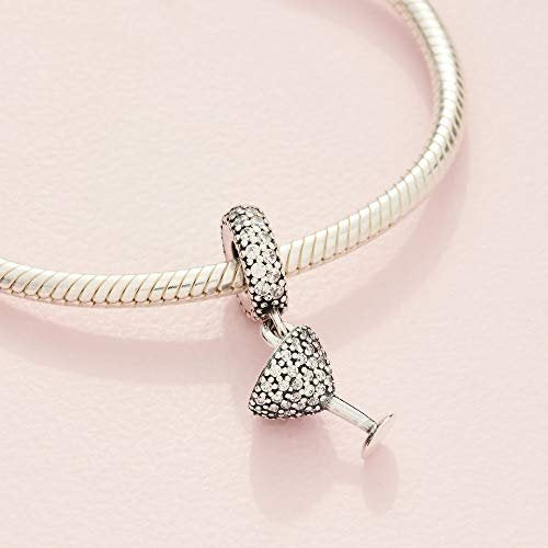 PANDORA Damen-Bead Ladies Cocktail-Night 925 Silber Zirkonia weiß - 791535CZ