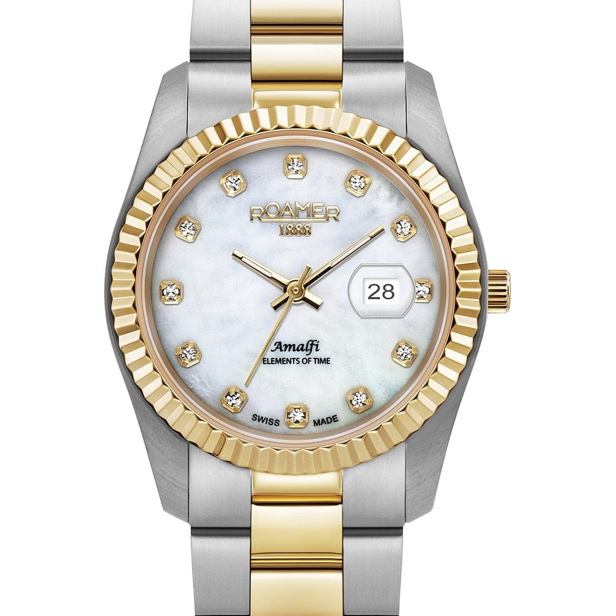 Roamer Damenuhr Amalfi 34mm 852844 47 89 20