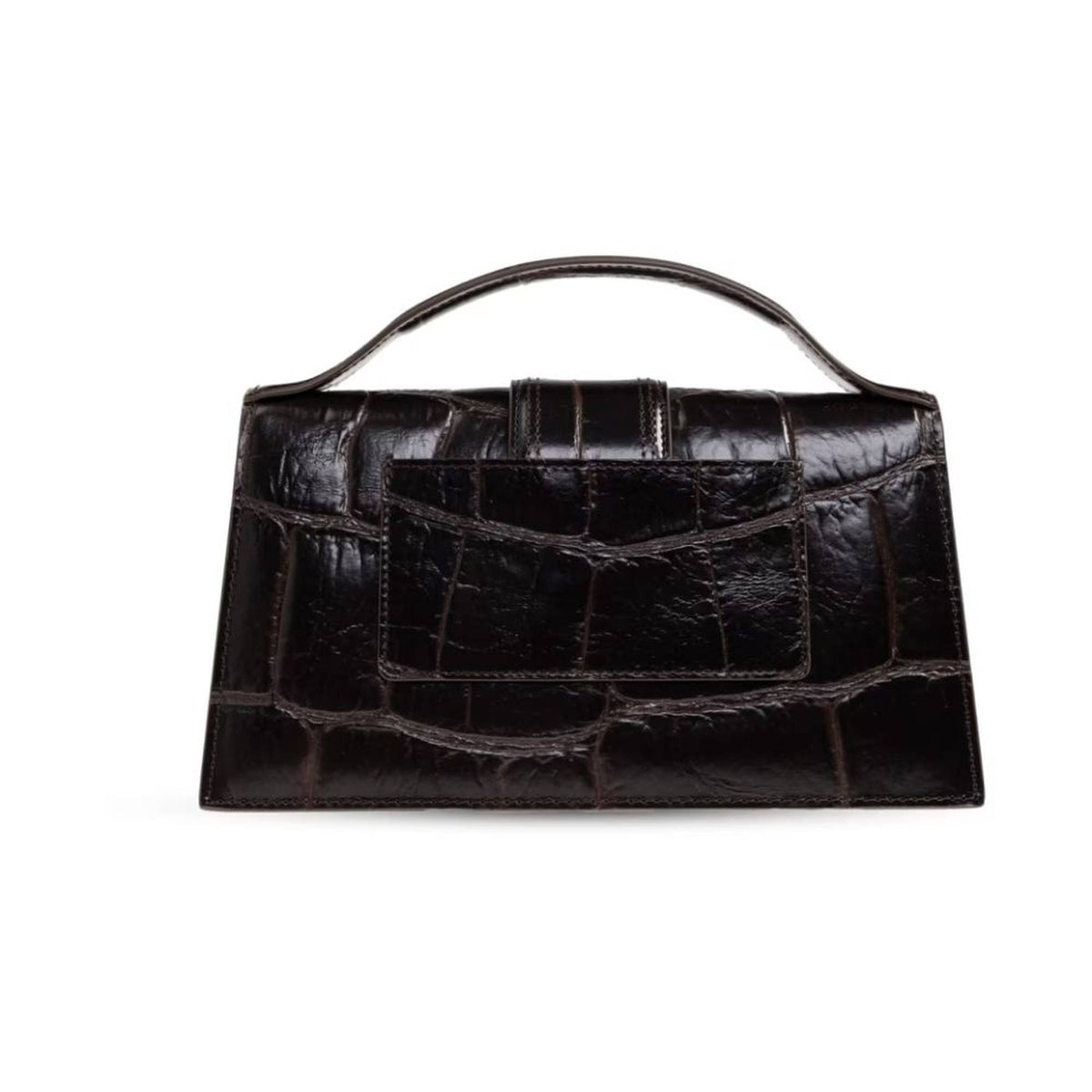 Jacquemus Tasche Unisex Le Grand Bambino Dark Brown Cocco BAW00007-AC07A16-880