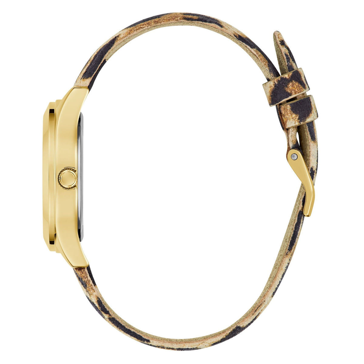 Guess Damen Armbanduhr GLITZ PLAQUE gold GW0745L2