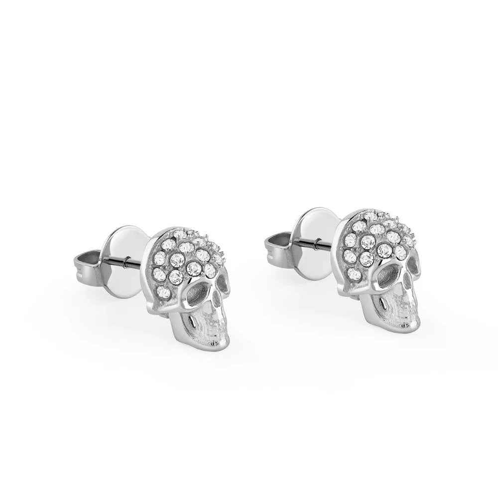 Philipp Plein Unisex Ohrringe Ohrstecker ENIGMA Edelstahl Silber PJOEA16EU