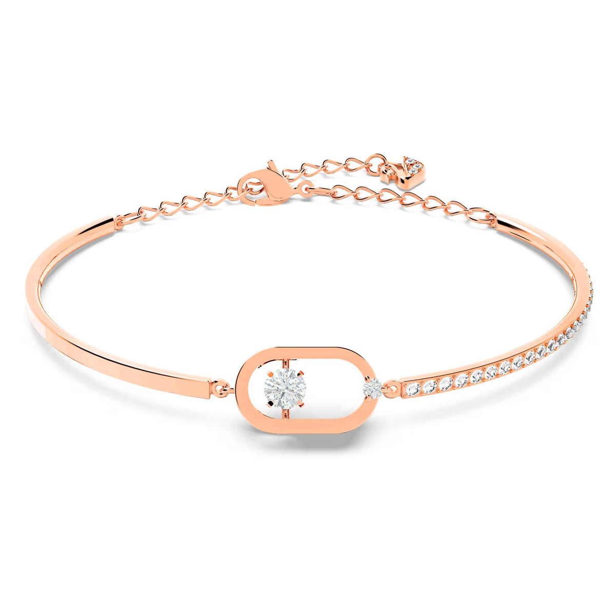 Swarovski Damen Armband Una Rundschliff Rot Roségold 5620553
