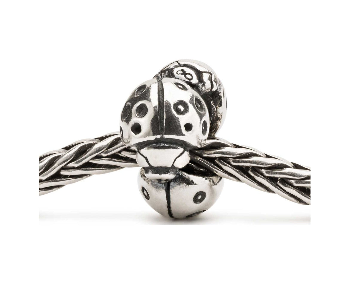 Trollbeads Damenanhänger Marienkäfer Beads Silber TAGBE-20213
