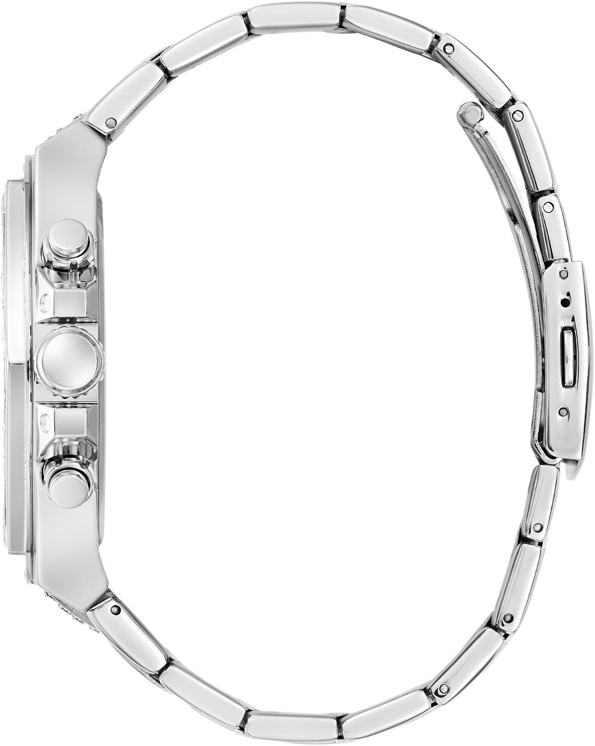 Guess Armbanduhr Herren Fury Multifunktion Silber GW0899G1