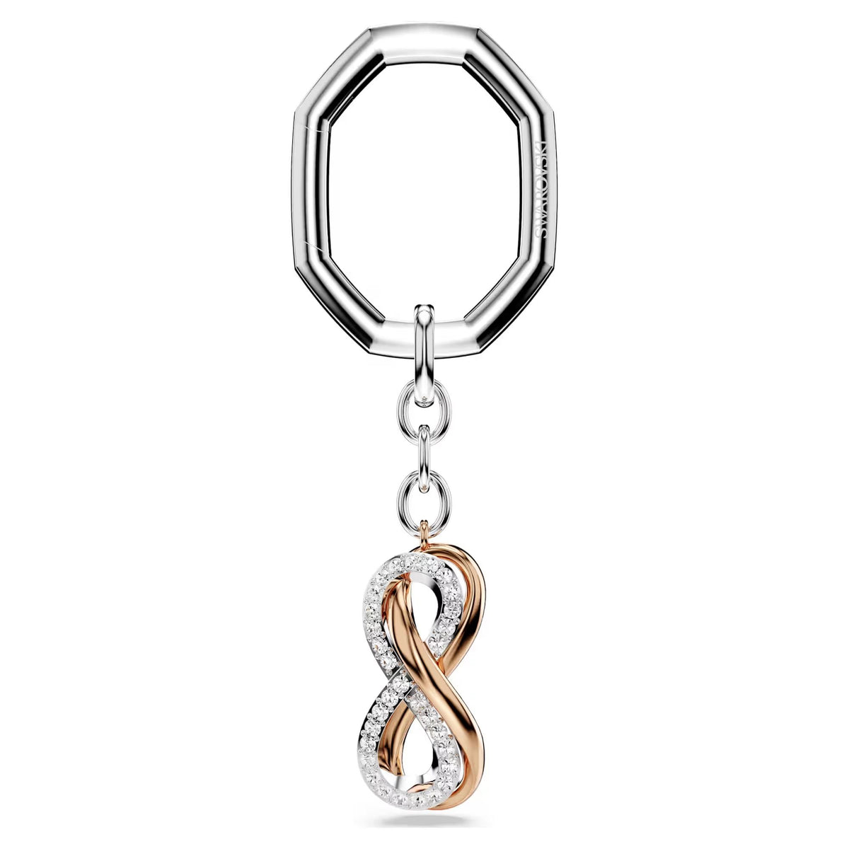 Swarovski Schlüsselanhänger Infinity Weiß/Mixed-Metal Finish 5687996