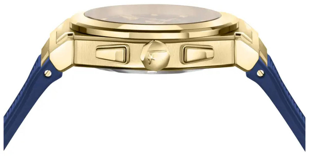 Salvatore Ferragamo Uhr Herren Vega Chrono Silikon Gold SF5D00425