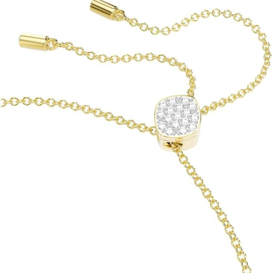 Swarovski Idyllia Lilia Bracelet, Butterfly Motif, Clear Pavé Crystals, Gold-Tone Finished Setting, for Women