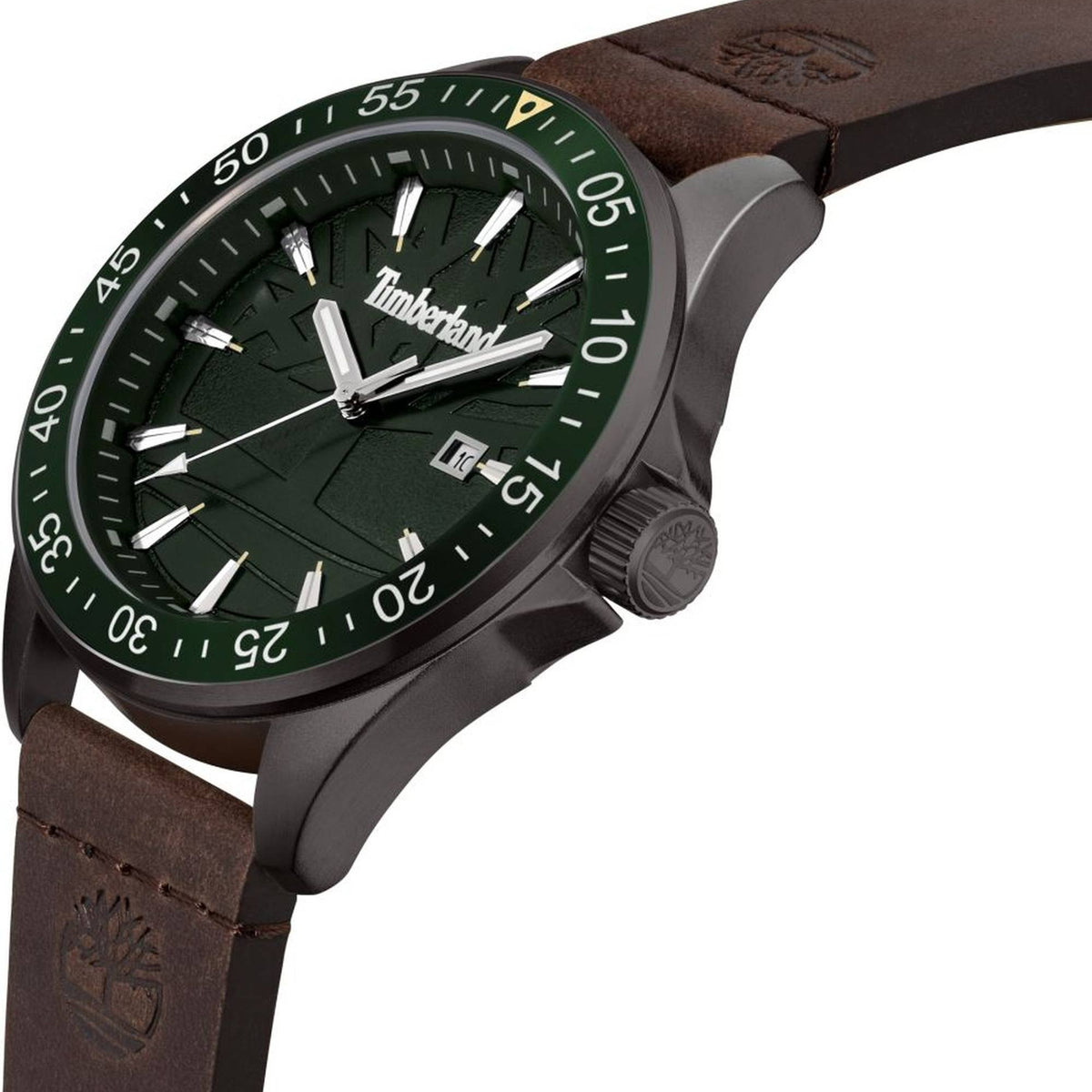 Timberland Armbanduhr Herren Lehighton Z Schwarz Braun TDWGB9001603M