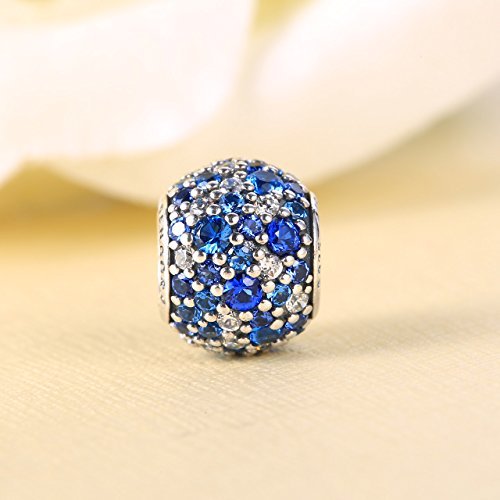PANDORA Charm - Himmelsmosaik Pavé Kugel, 791261NSBMX