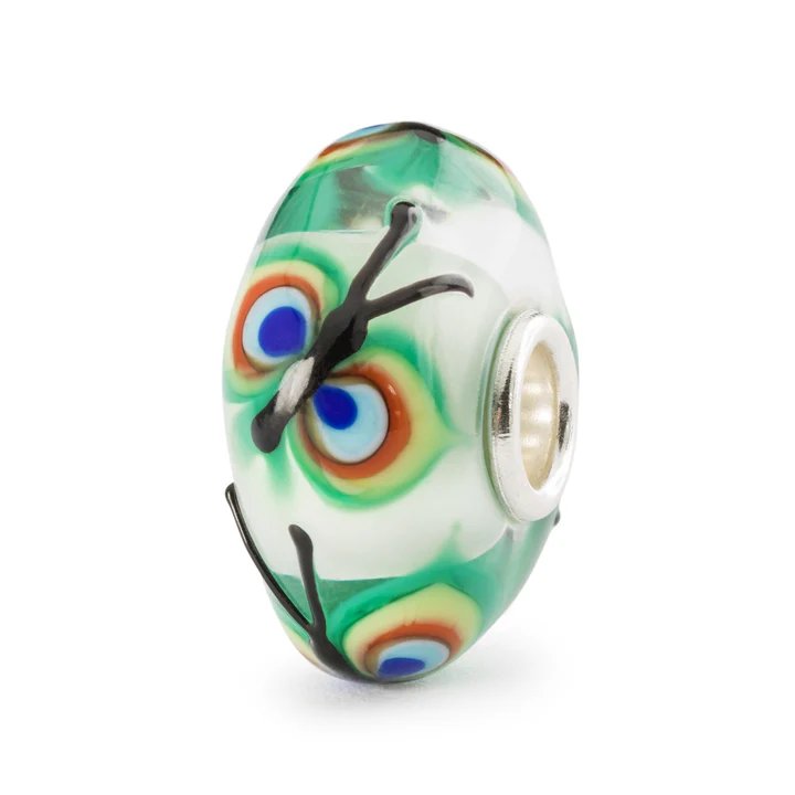 Trollbeads Samtige Flügel Grün TGLBE-20403