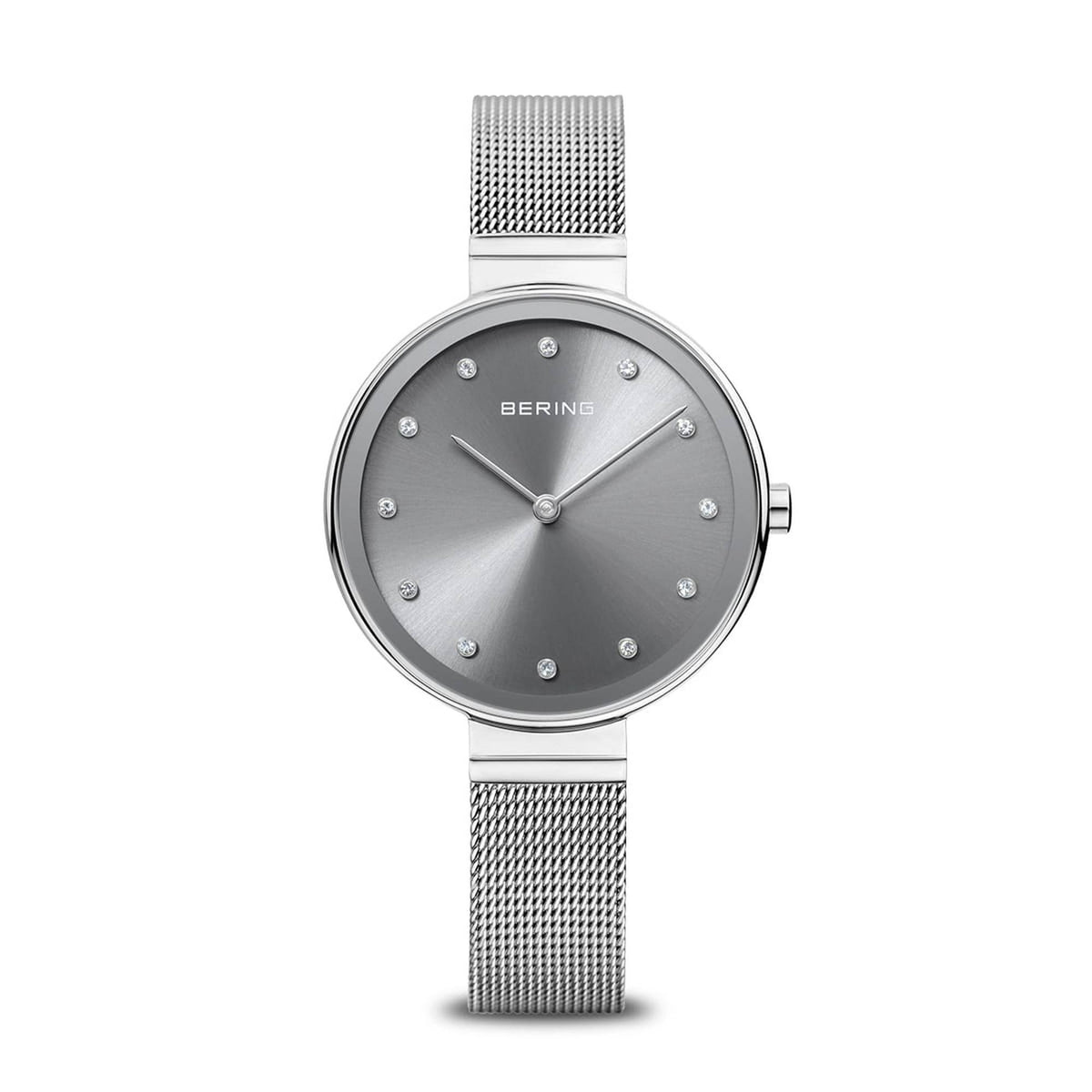 Bering Damen Uhr Sale Silber Meshband Quarz 12034‑009