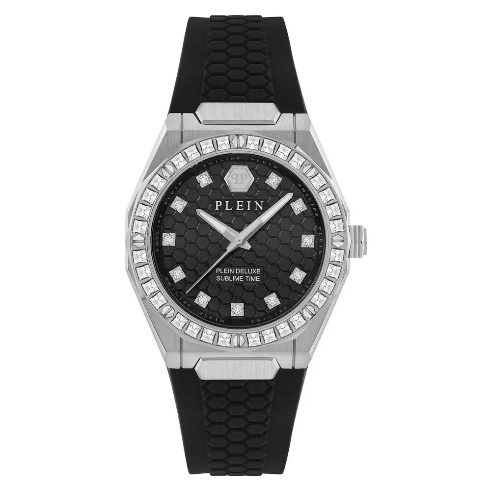 Philipp Plein Damenuhr Plein Deluxe Lady Schwarz, Silberfarben PWVGA0126
