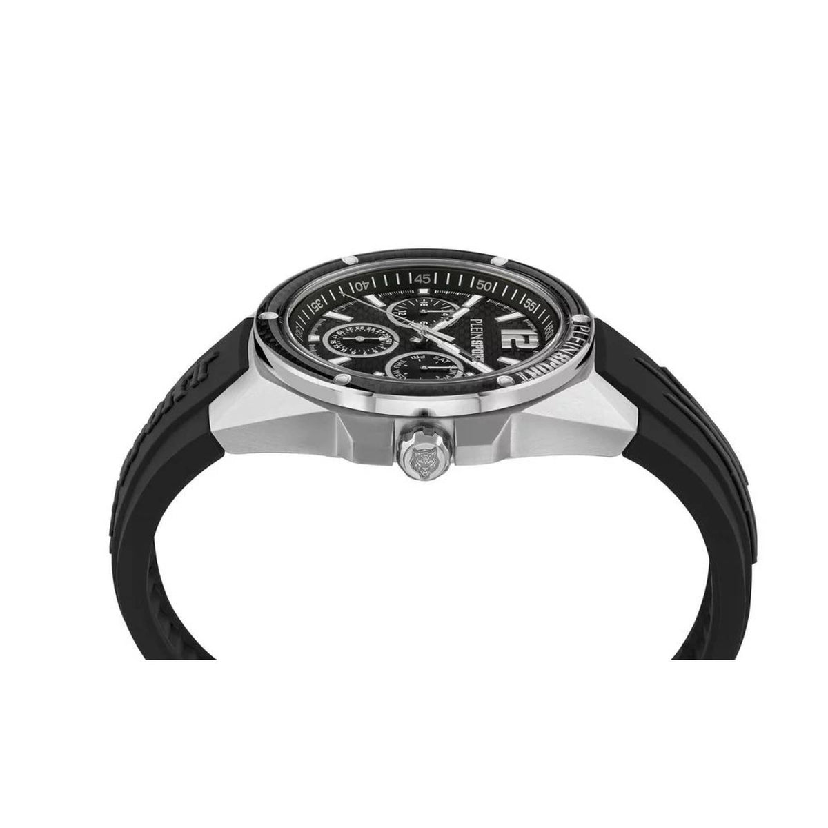 Plein Sport Armbanduhr Herren Tigermaster Pro Schwarz Silber PSLGA0225