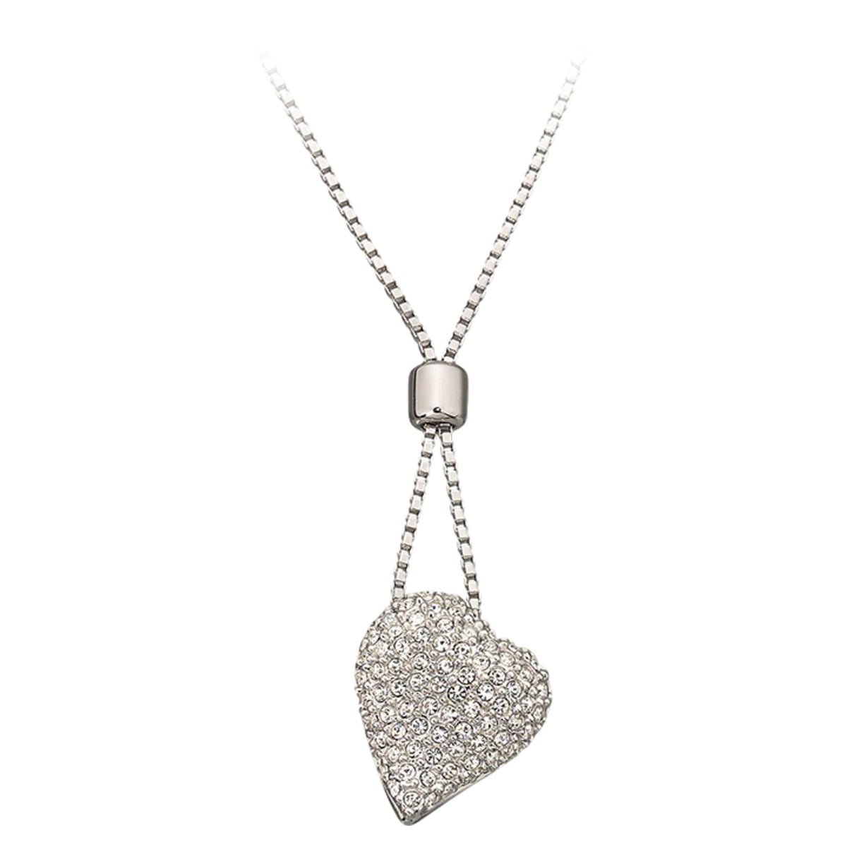 Swarovski Anhänger Damen Blink Heart Silberfarben 869798