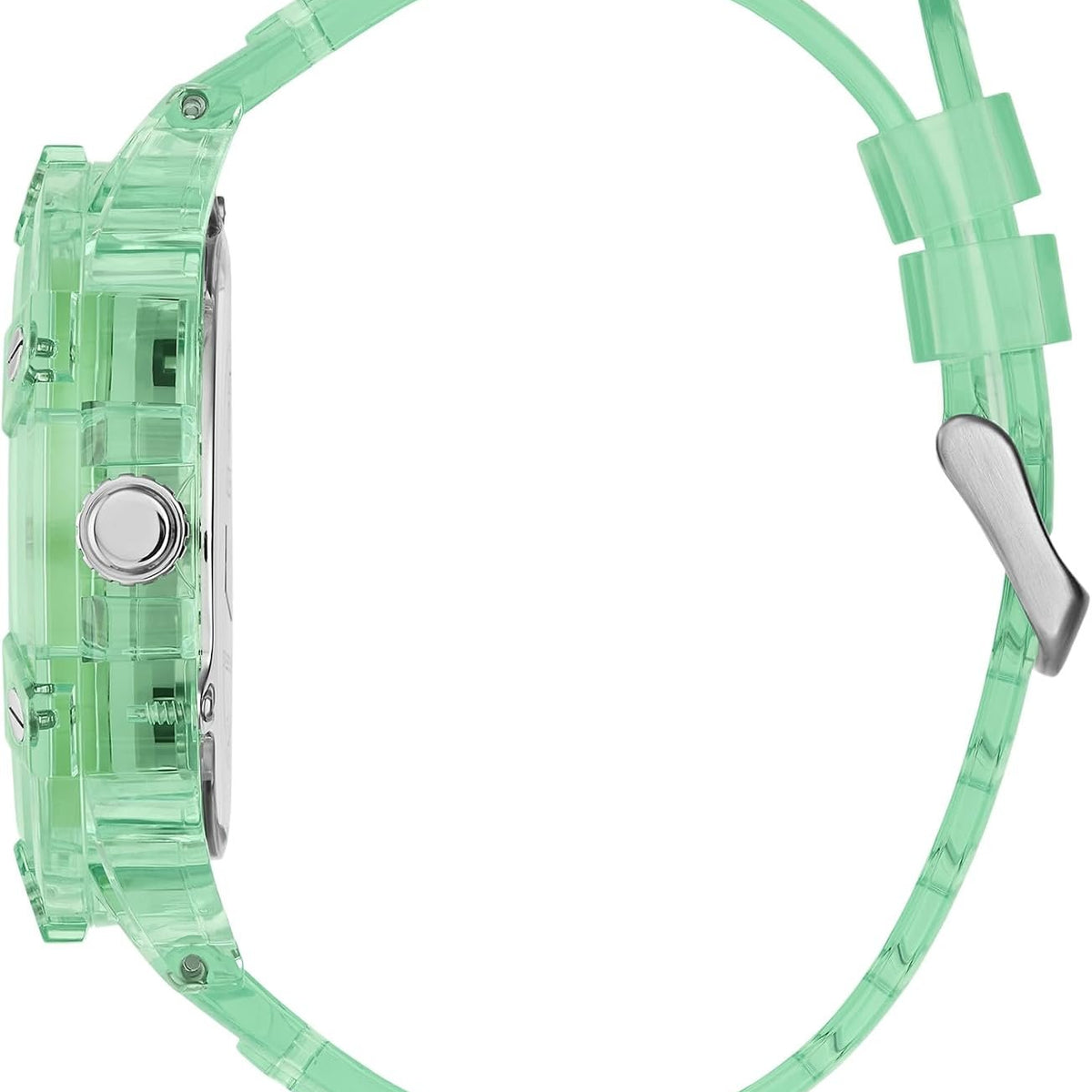 Guess Armbanduhr Herren King Multifunktion Transparent Grün GW0806G6