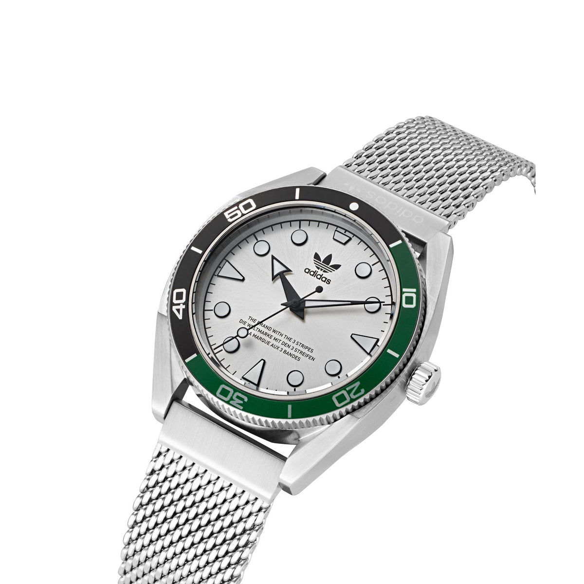 Adidas Unisex Uhr Edition Two Edelstahl Silber AOFH22503