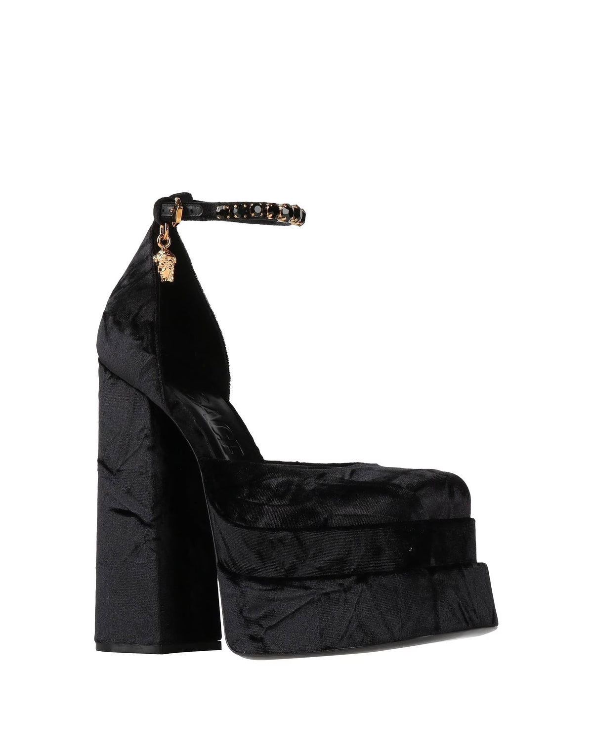 Versace Damen High Heels Medusa schwarz 1002005-1A06465-1B00V