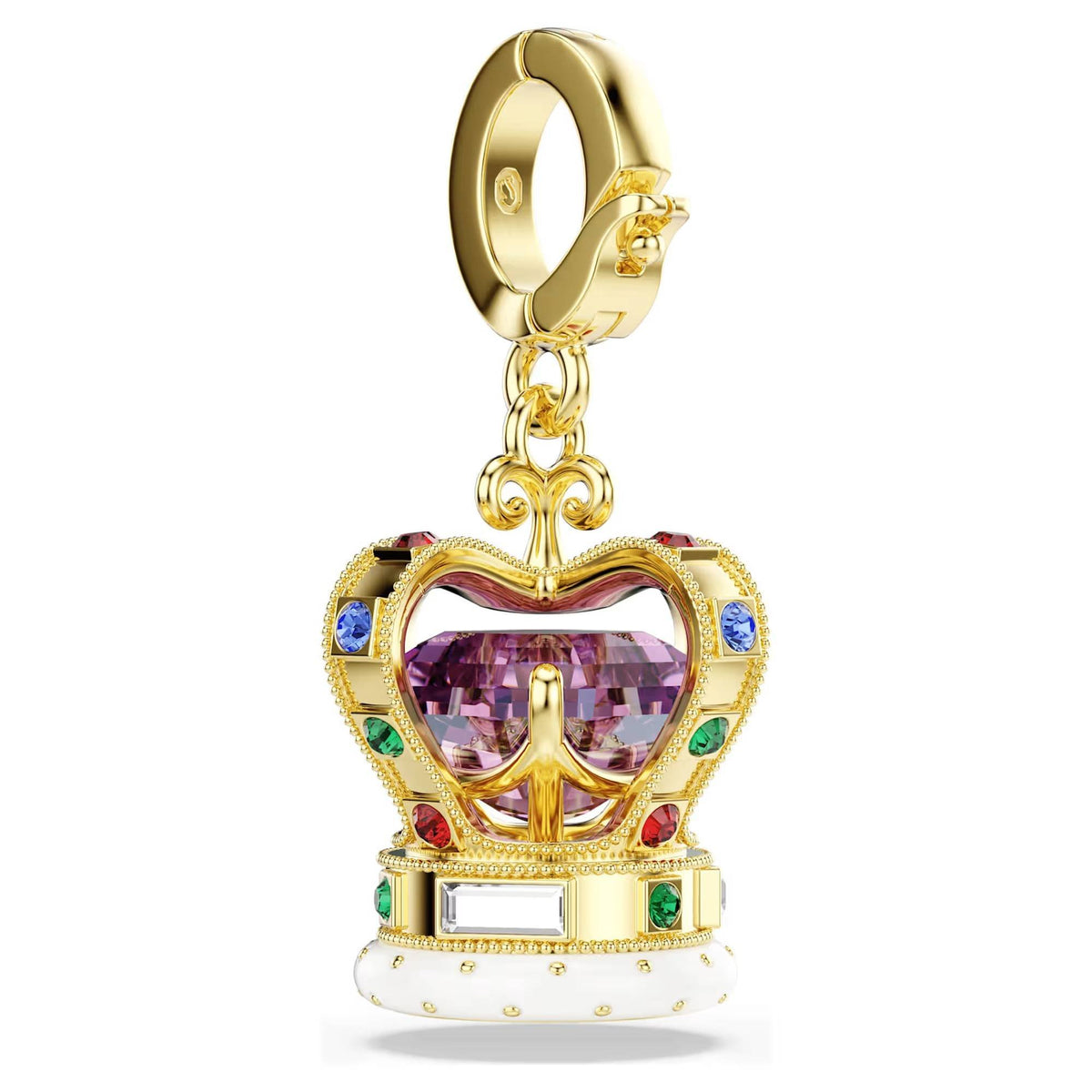 Swarovski Charm Unisex Minions Crown Charm Mehrfarbig Goldlegierungsschicht 5753019