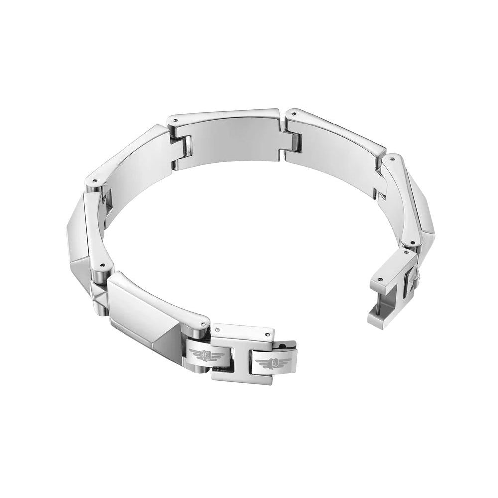 Police Herren Armband Geometric Metal Stahl Schwarz 200mm PEAGB0001419