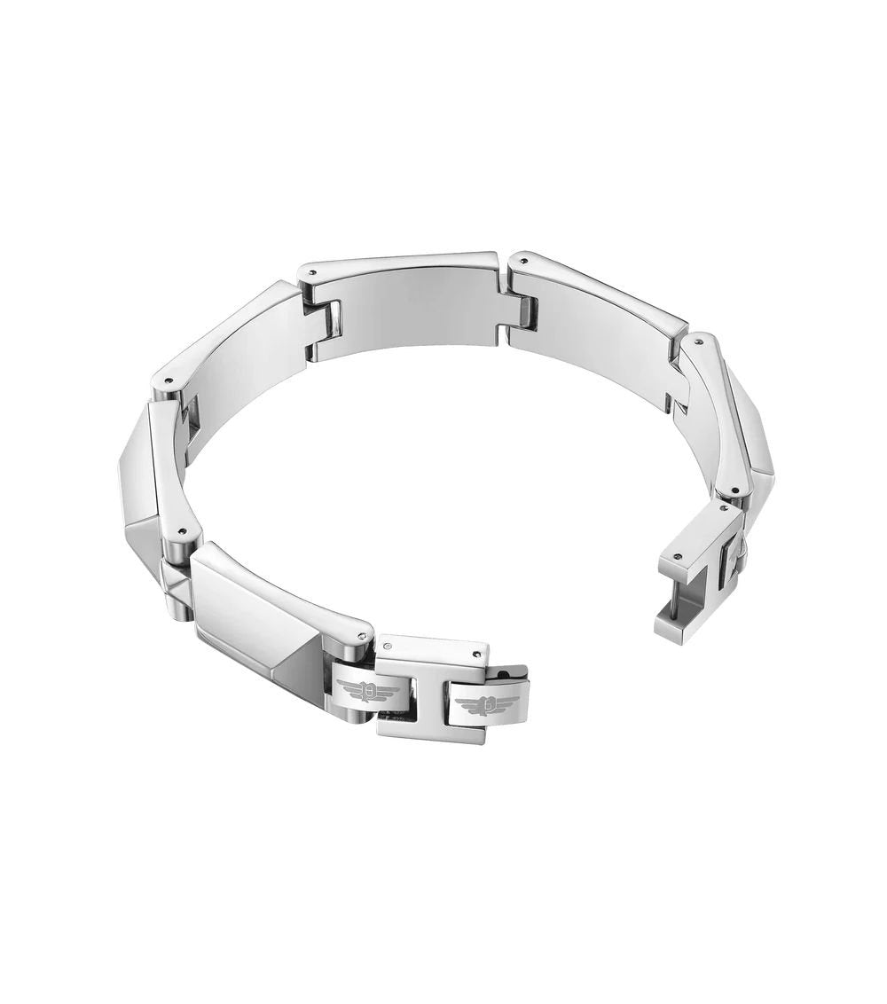 Police Herren Armband Geometric Metal Stahl Schwarz 200mm PEAGB0001419