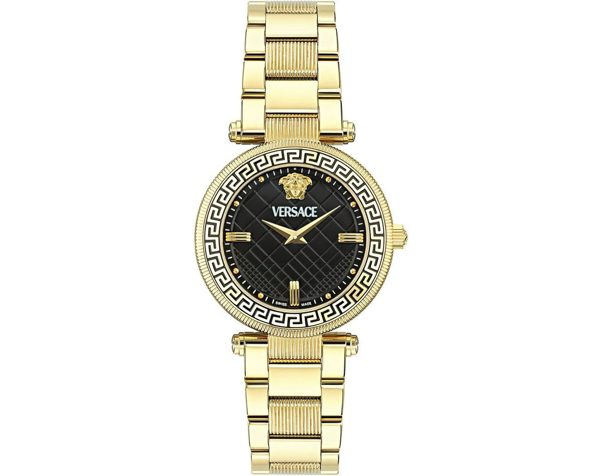 Versace Armbanduhr Damen Reve VE8B00624 Gold/Schwarz
