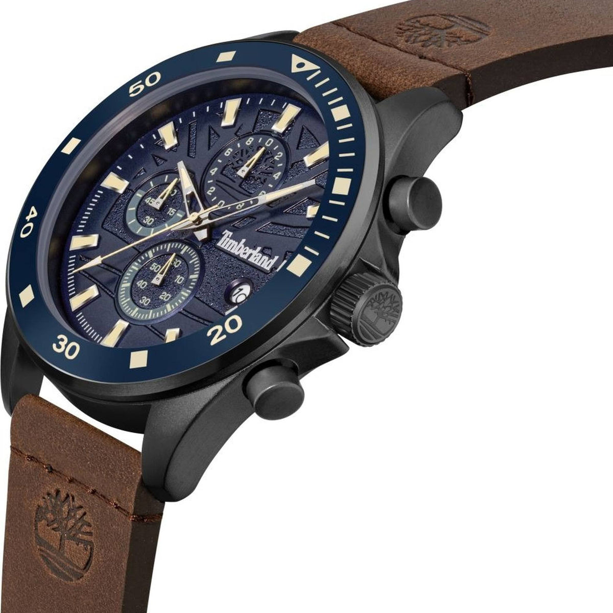 Timberland Chronograph Herren Wakeda-Z Grau Blau Braun TDWGC9001402