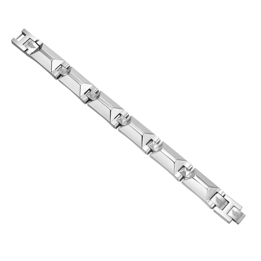 Police Herren Armband Geometric Metal Stahl Schwarz 200mm PEAGB0001419