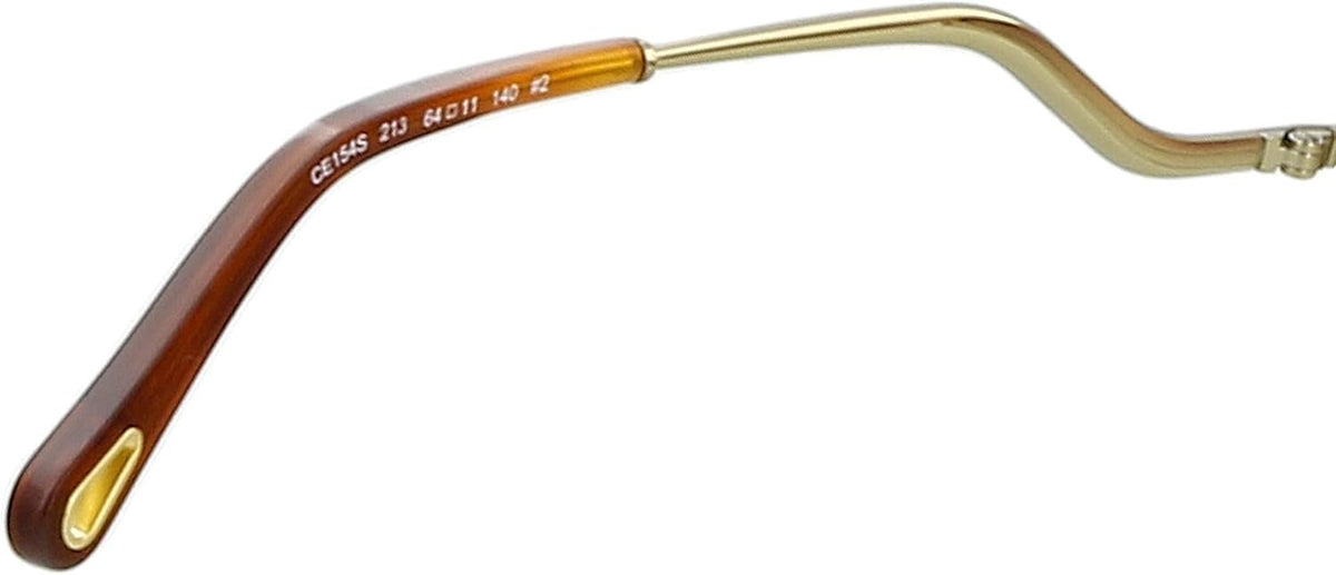Chloe CE154S Metall-Sonnenbrille Havana/Brown Unisex Erwachsene Mehrfarbig, Standard