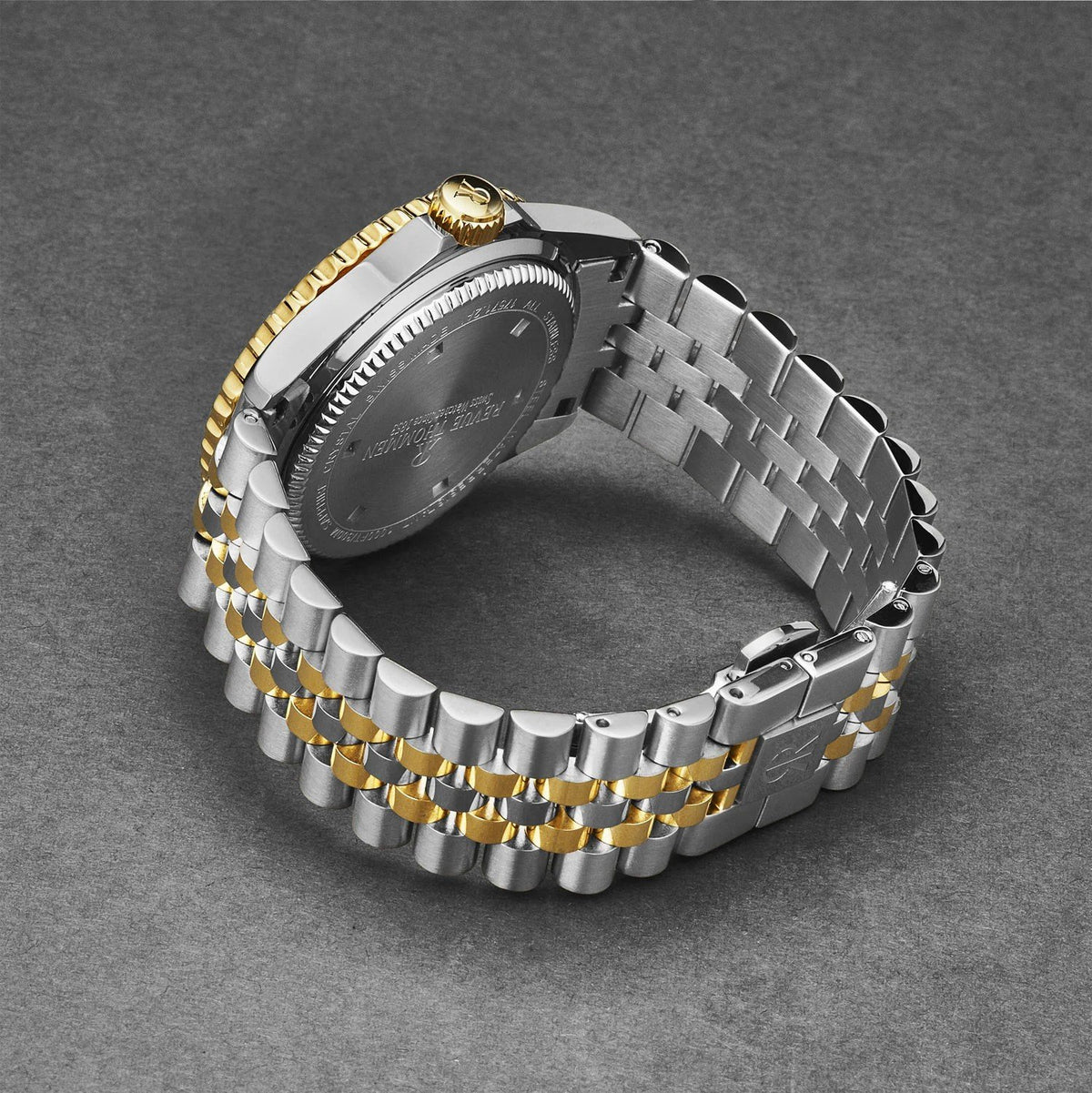 Revue Thommen Herren Armbanduhr Automatik Diver bicolor 42 mm 17571.2247