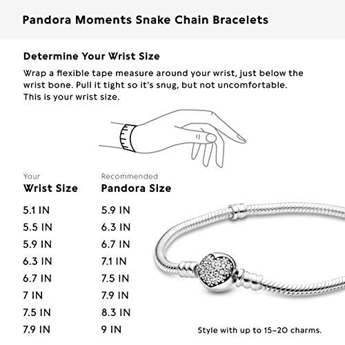 PANDORA Silver Bracelet with Clear Cubic Zirkonia 590743CZ-16 Marke: